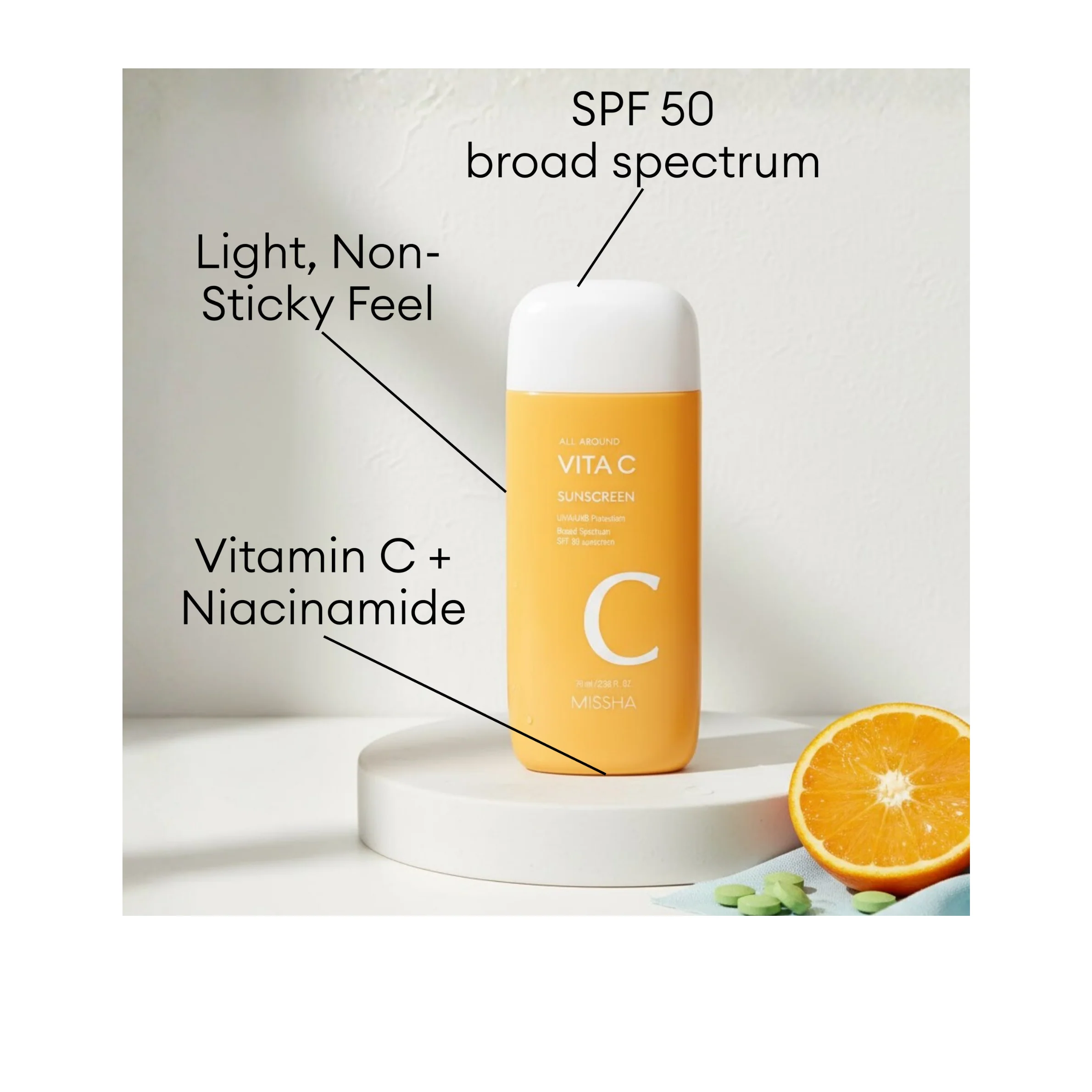 All Around Vita C Sunscreen (SPF 50) - Image 4