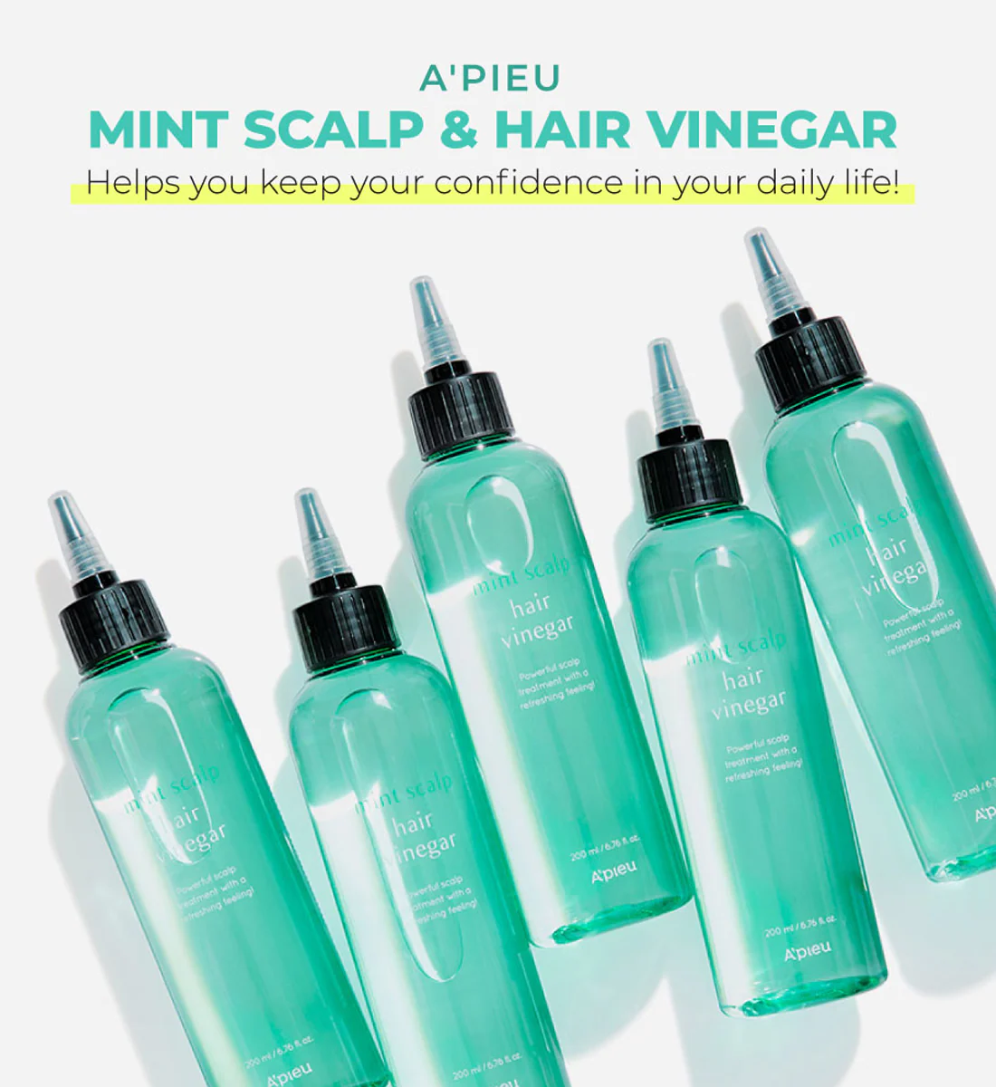 A'pieu Mint Scalp Hair Vinegar - Image 5