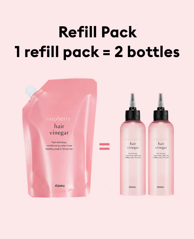 A'pieu Raspberry Hair Vinegar Refill - Image 2