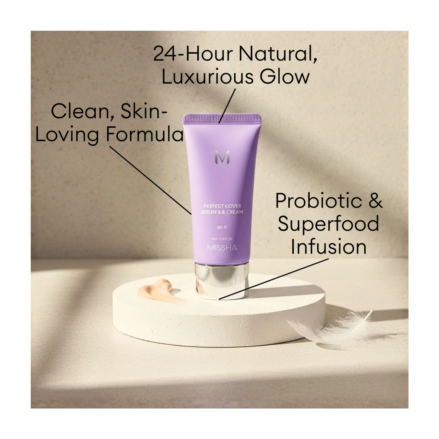 MISSHA M Perfect Cover Serum BB Cream (35ml) - Image 7