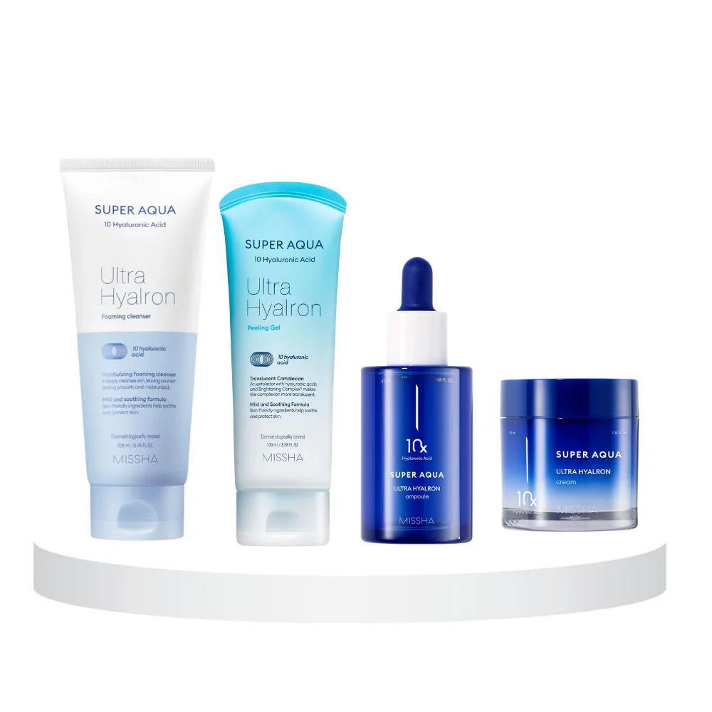 Super Aqua Hydrating K-Beauty Skincare Routine Kit - Image 10