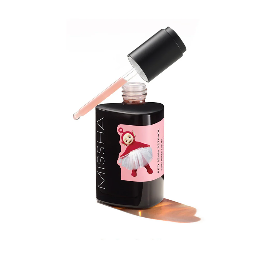 Teletubbies x MISSHA: Red Bean Retinol Pore Reset Serum Ampoule (75ml) - Image 4