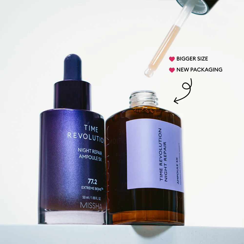 Time Revolution Night Repair Ampoule 5X (75ml) - Image 3