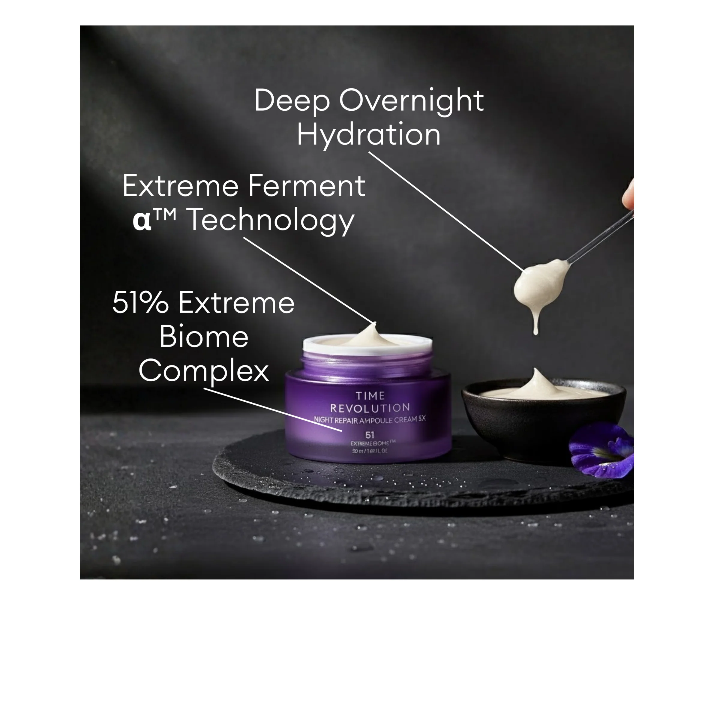 Time Revolution Night Repair Ampoule Cream 5X - Image 4