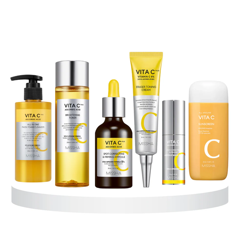 Vita C Brightening K-Beauty Skincare Routine Kit - Image 9