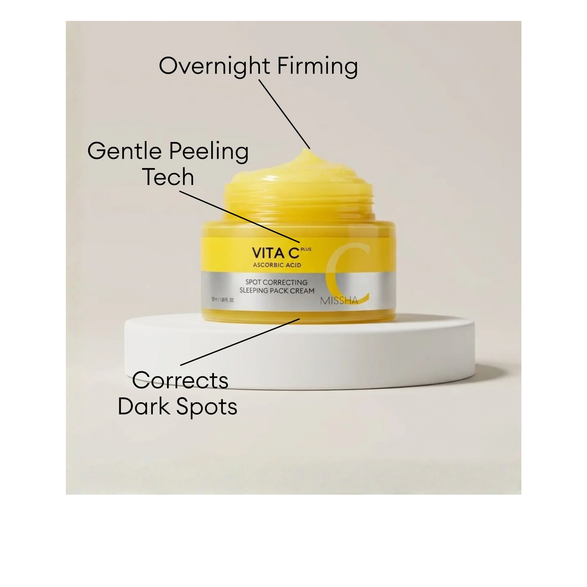 Vita C Plus Spot Correcting Sleeping Pack Cream - Image 5